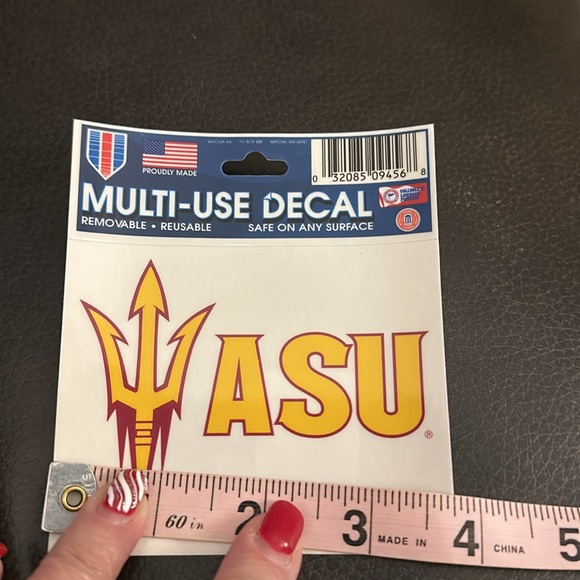 NWOT ASU & Sparky Multi Use Decals - Picture 7 of 8
